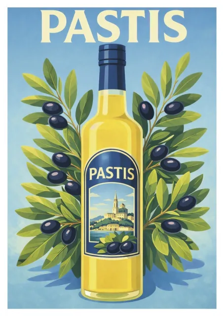 Pastis Poster - Spirit of Provence