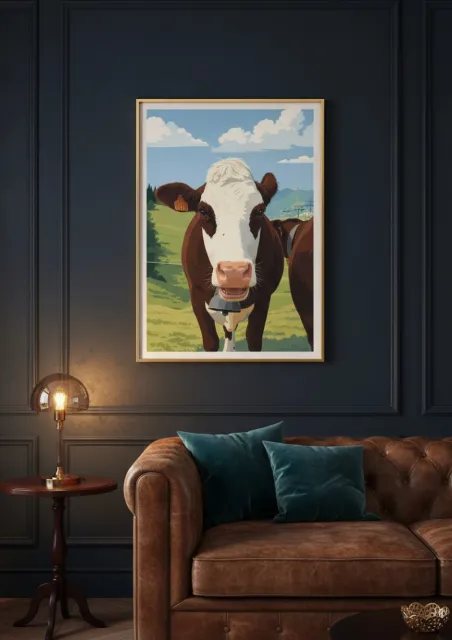 Affiche vache - Rencontre en Alpage (2)