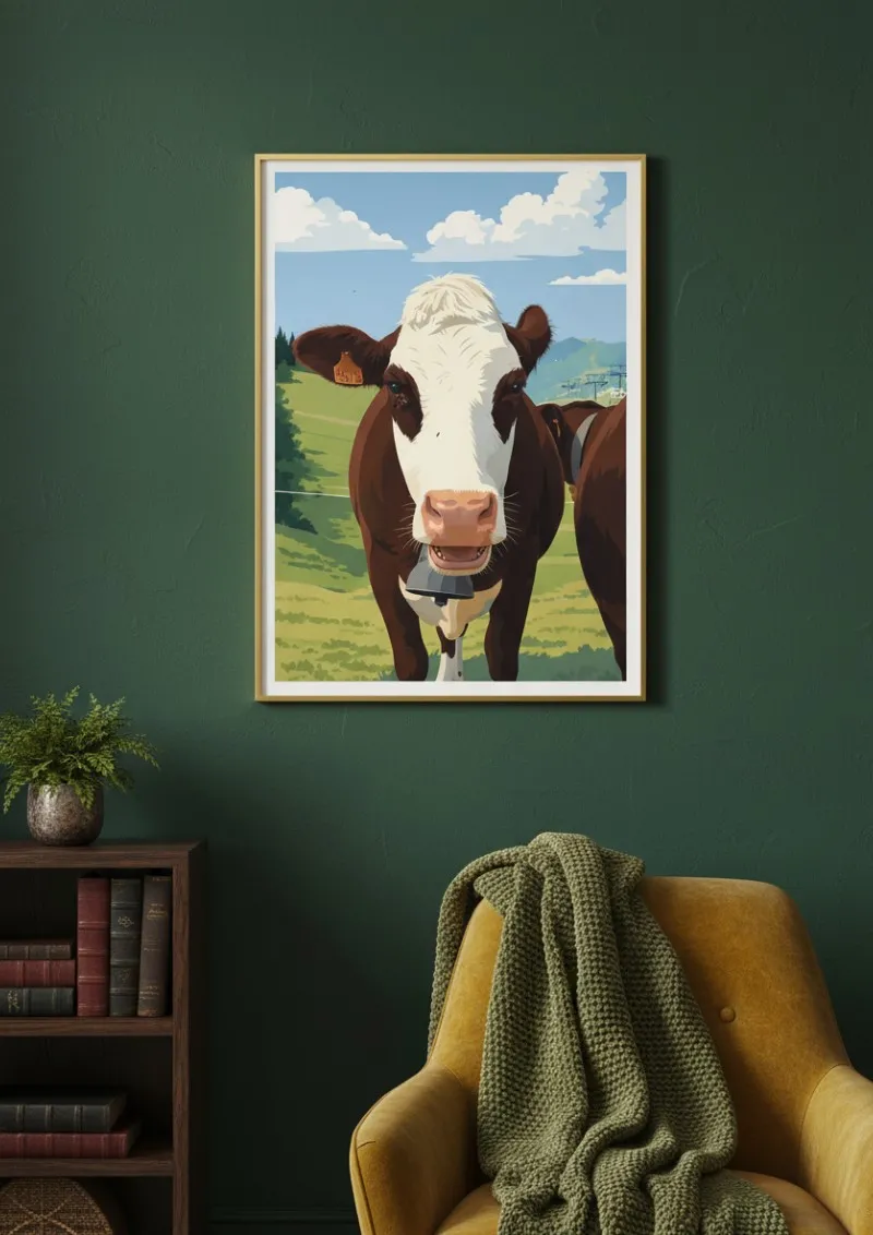 Affiche vache - Rencontre en Alpage (3)