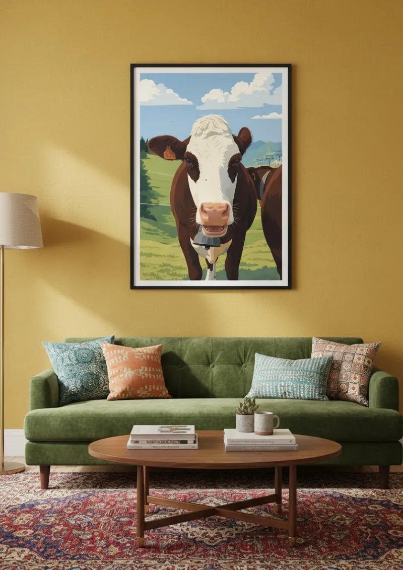 Affiche vache - Rencontre en Alpage (4)