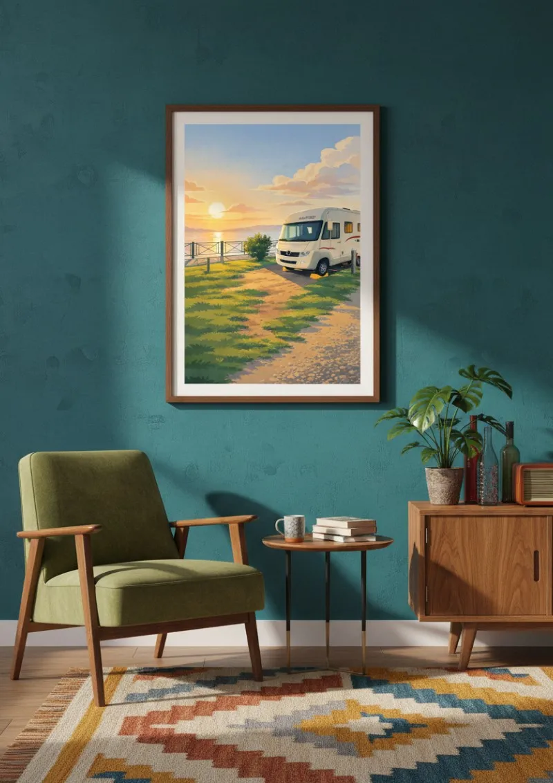 Affiche Vanlife Italie - face à Venise (4)
