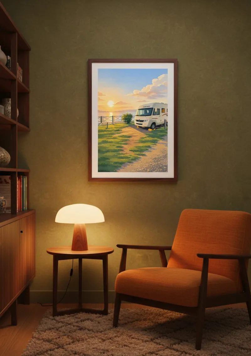 Affiche Vanlife Italie - face à Venise (3)