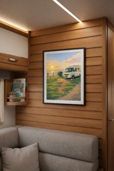 Affiche Vanlife Italie - face à Venise (2)