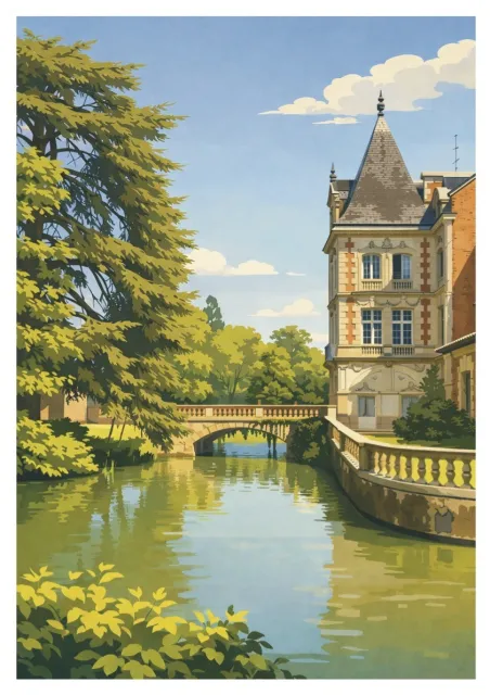 Loire Poster - Chateau de Rocheux