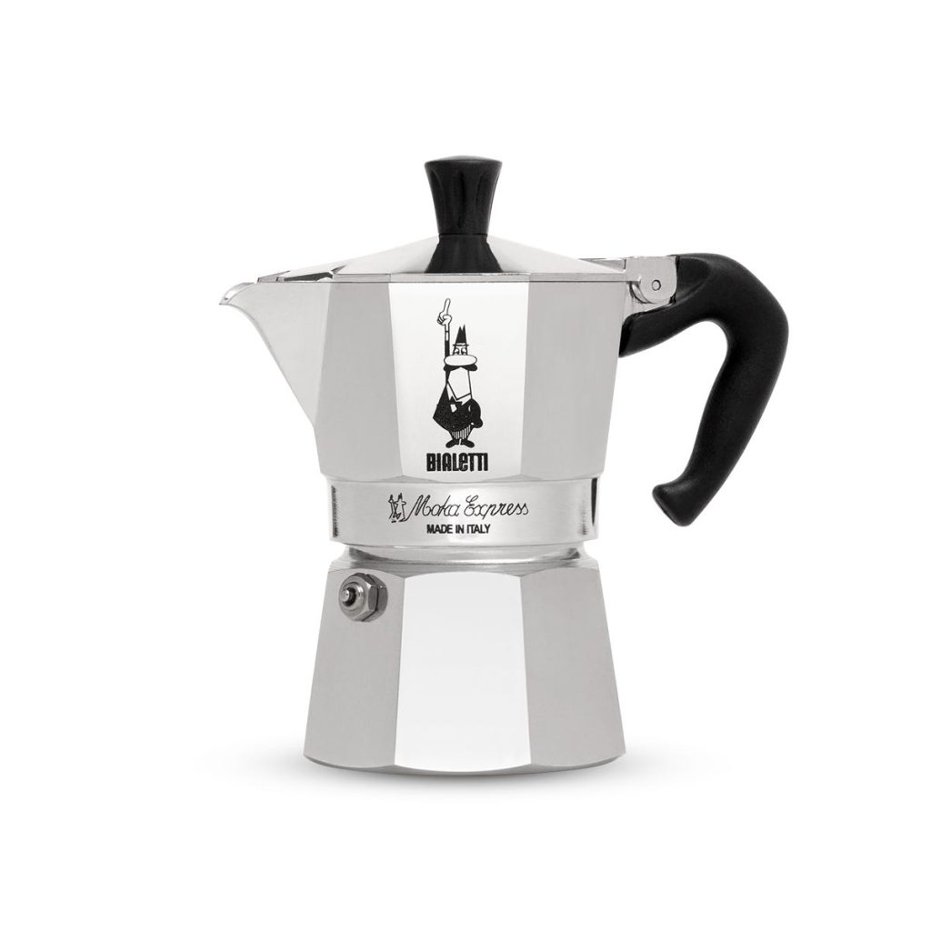 Cafetière italienne Moka Express de Bialetti en aluminium à huit pans