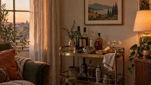 Coin apéro et bar à la maison : 12 idées déco pour trinquer avec style