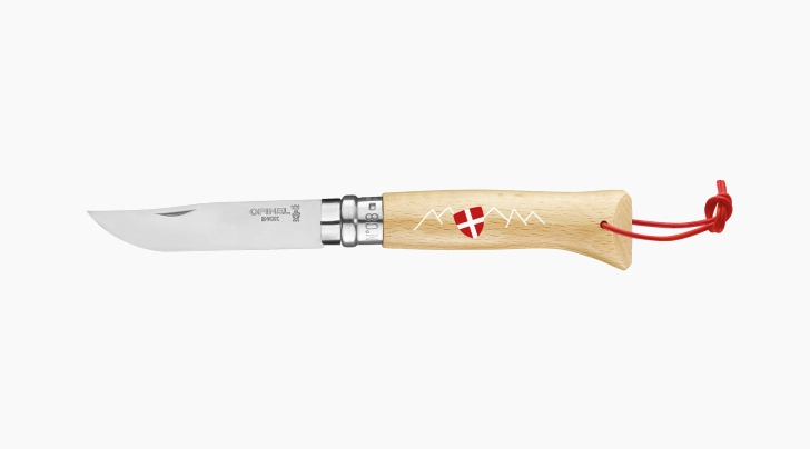 Couteau pliant Opinel N°08 Le Savoyard à manche en hêtre